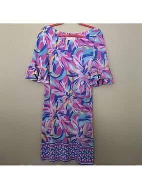 Pappagallo Pastel Multi Colored Dress